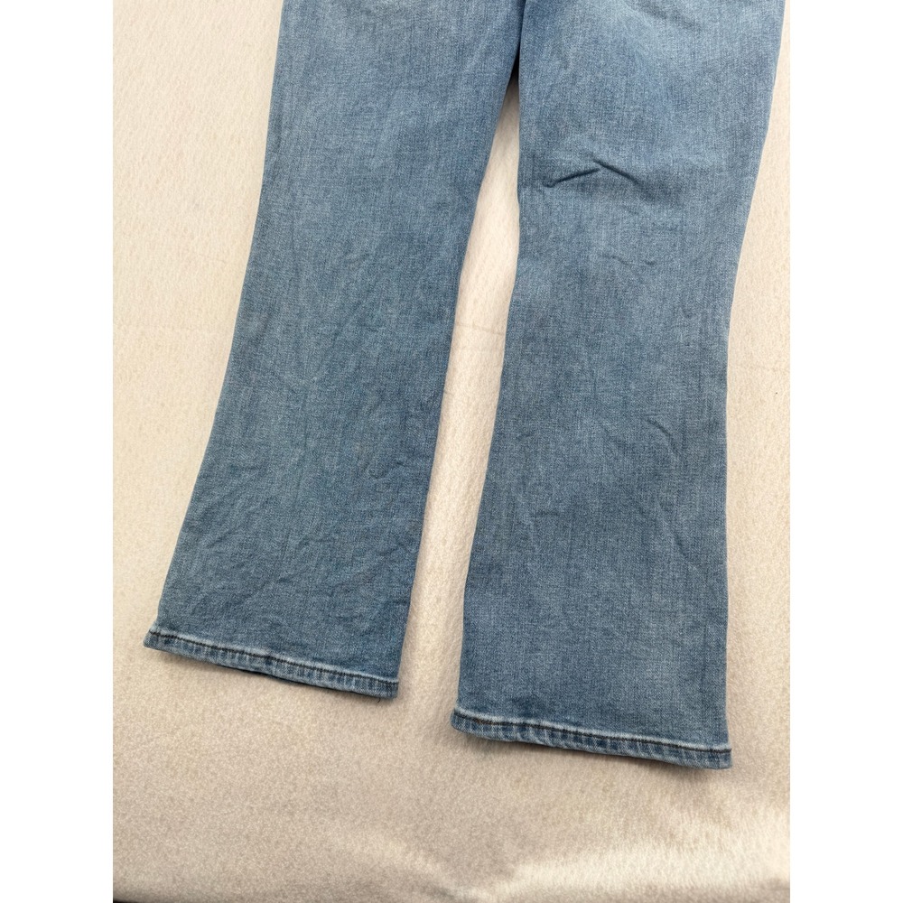 Madewell Mid-Rise Kick Out Jeans Womens 30 (32x26) Blue Light Wash Stretch Denim - Picture 11 of 11